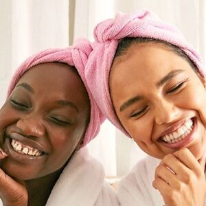 Afterspa hair towel/ heat&f tizzy free dry NWT in Sealed bag (lasts forever)